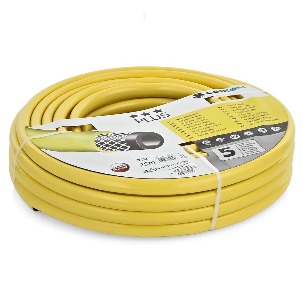 PLUS / Шланг для полива 5/8'' желтый, Cellfast