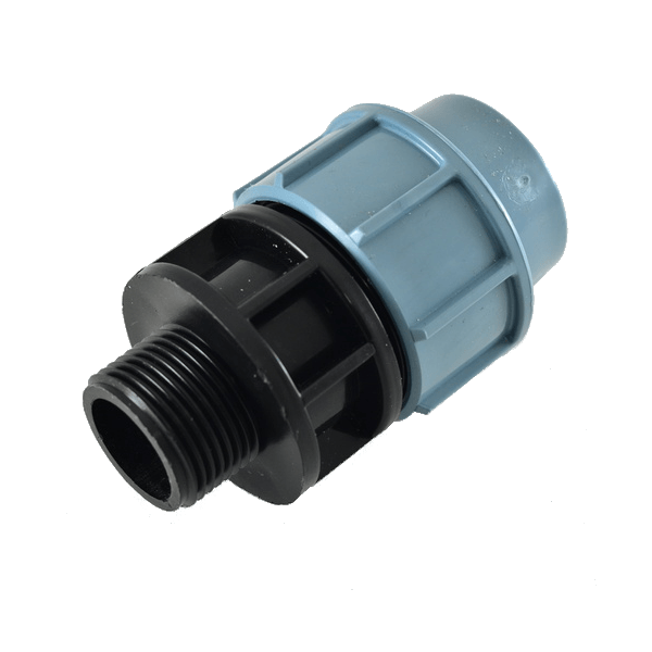 Муфта ПЭ с наружной резьбой 20х1/2