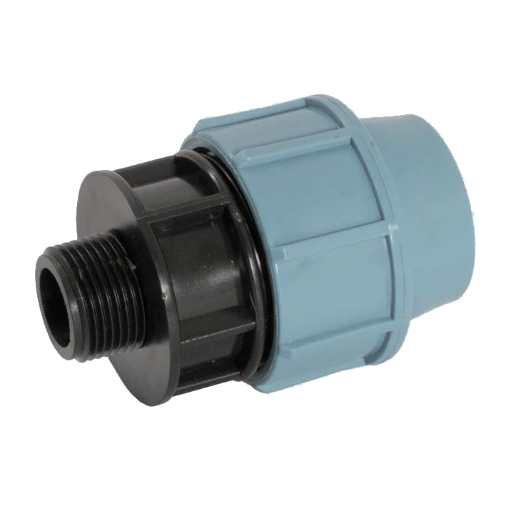 Муфта ПЭ с наружной резьбой 32х1/2