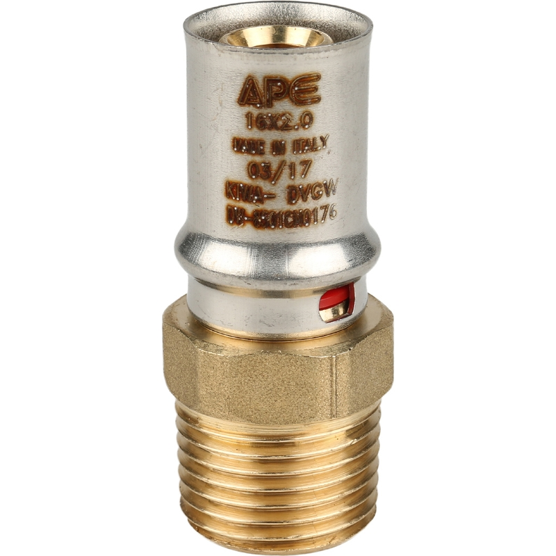 Муфта переходная APE с наружной резьбой 1/2x16 (пресс-фитинги)