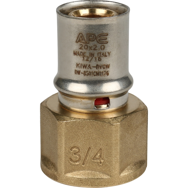 Муфта переходная APE с внутренней резьбой 3/4x20 (пресс-фитинги)