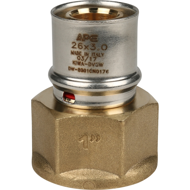 Муфта переходная APE с внутренней резьбой 1x26 (пресс-фитинги)