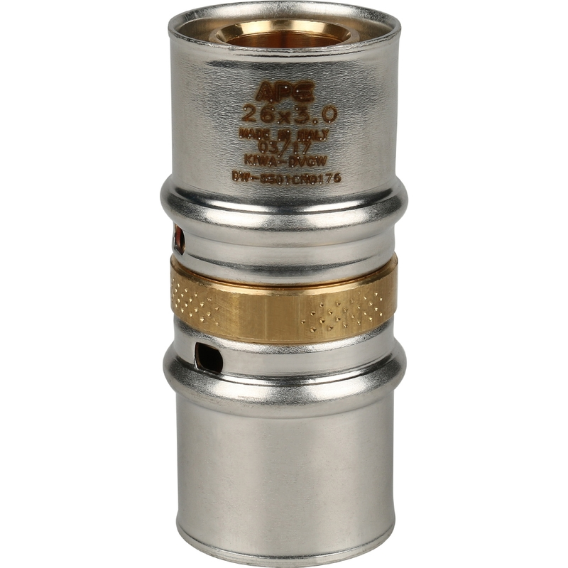 Муфта прямая APE 26x26 (пресс-фитинг)