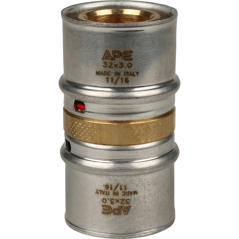 Муфта прямая APE 32x32 (пресс-фитинг)