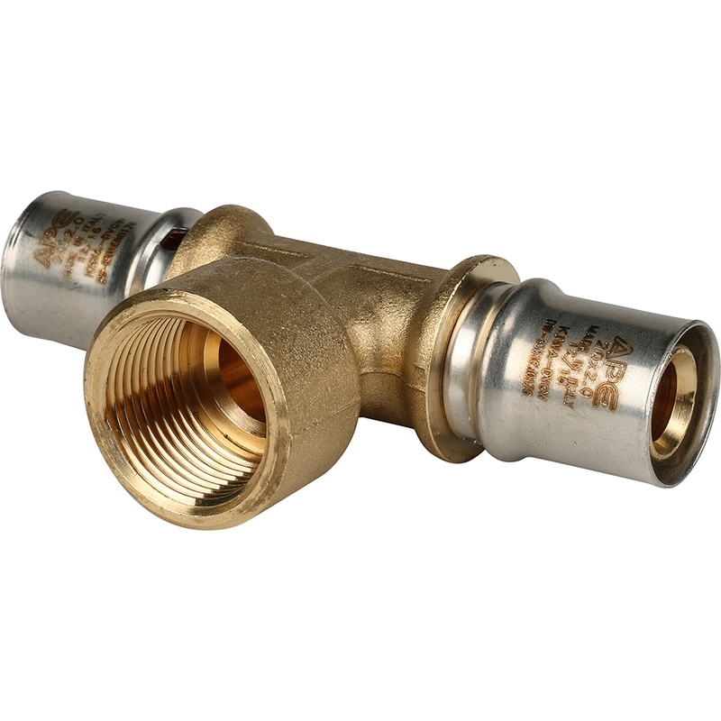 Тройник APE переходной с внутренней резьбой 20*1/2*20 (пресс фитинги)