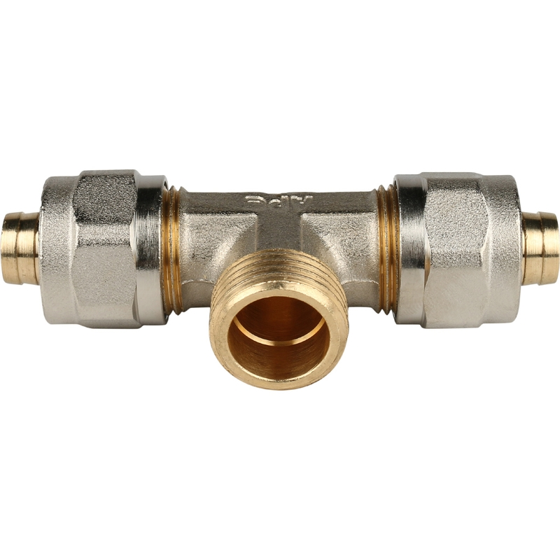 Тройник APE переходной с наружной резьбой 16*1/2*16 (резьбовые фитинги)