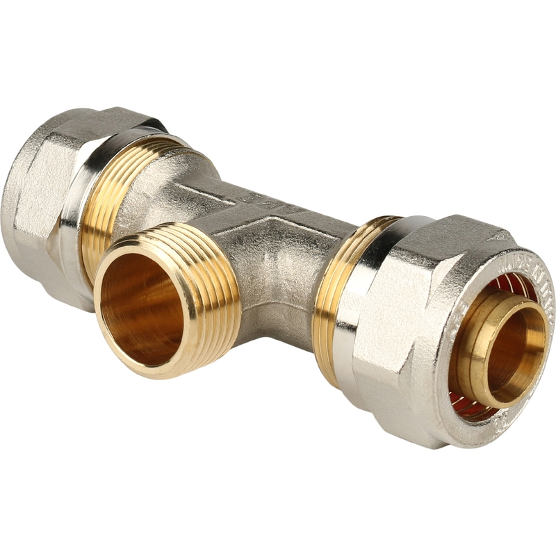 Тройник APE переходной с наружной резьбой 26*3/4*26 (резьбовые фитинги)