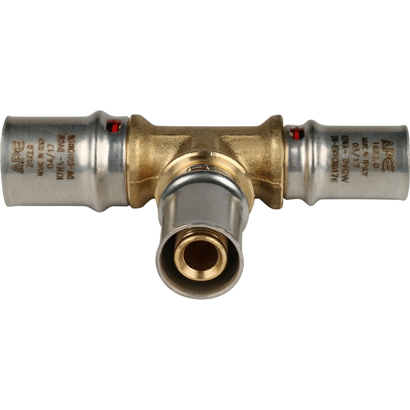 Тройник переходной APE 20*16*16 (пресс-фитинги)