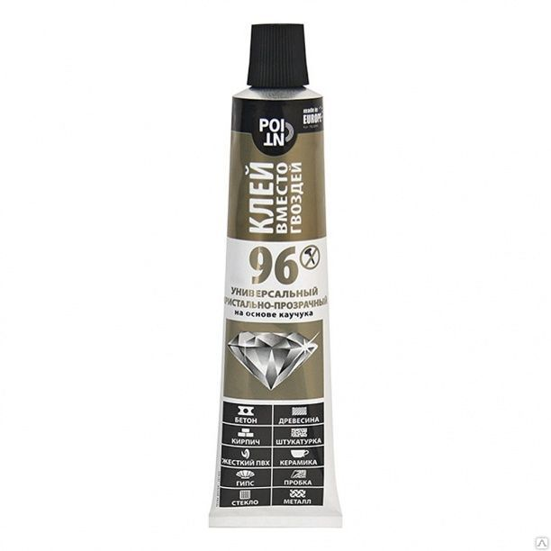Монтажный клей вместо гвоздей POINT 