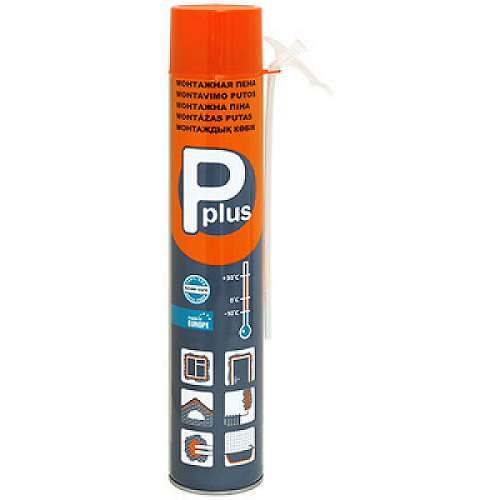 Пена монтажная бытовая P PLUS 