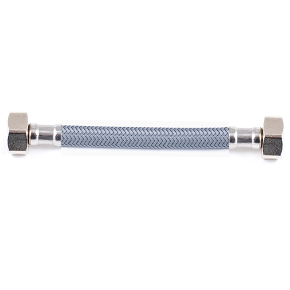 Гибкая подводка для воды Fil-Nox AС SN в нейлоновой оплетке ГхГ 800 мм, MATEU