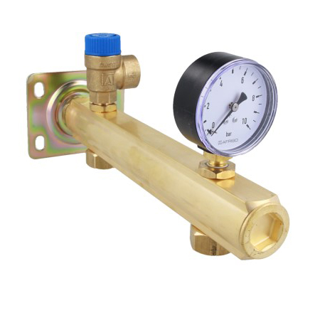 Группа безопасности для бойлера ГВС (6 бар), с подключением бака (до 25 л.) BSB, Afriso 9062100