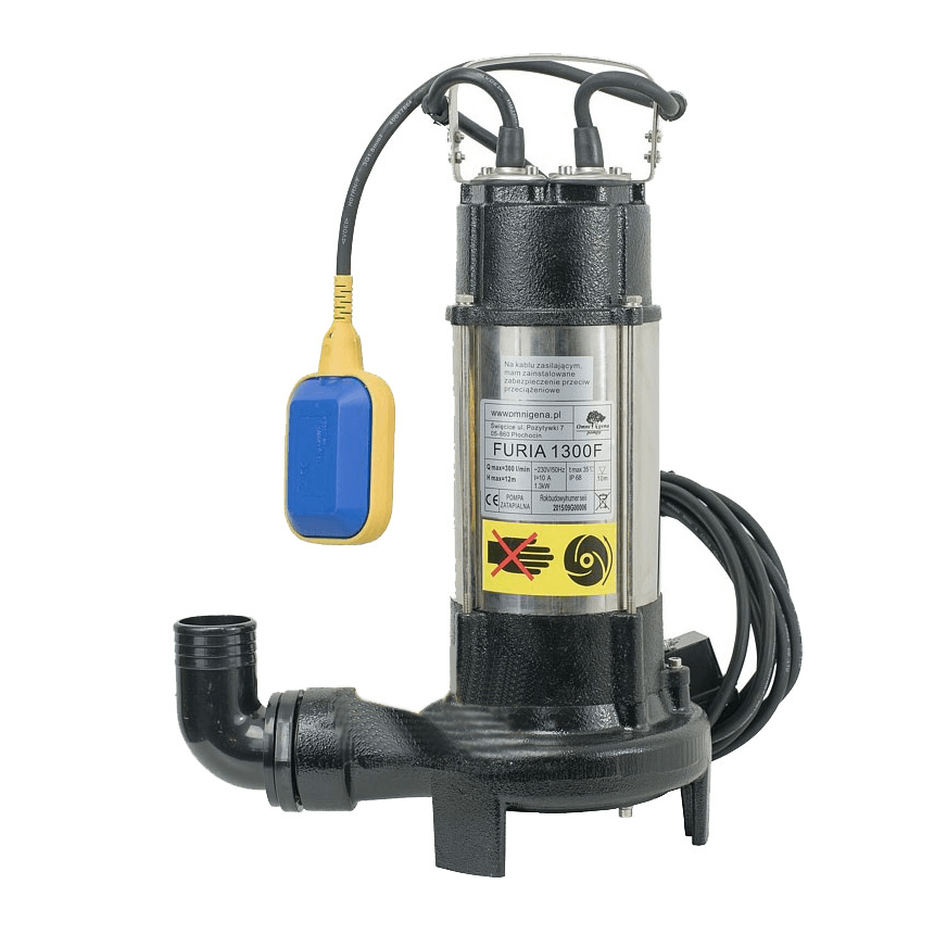 Насос погружной фекальный Omnigena WQ 1800 FURIA с измельчителем