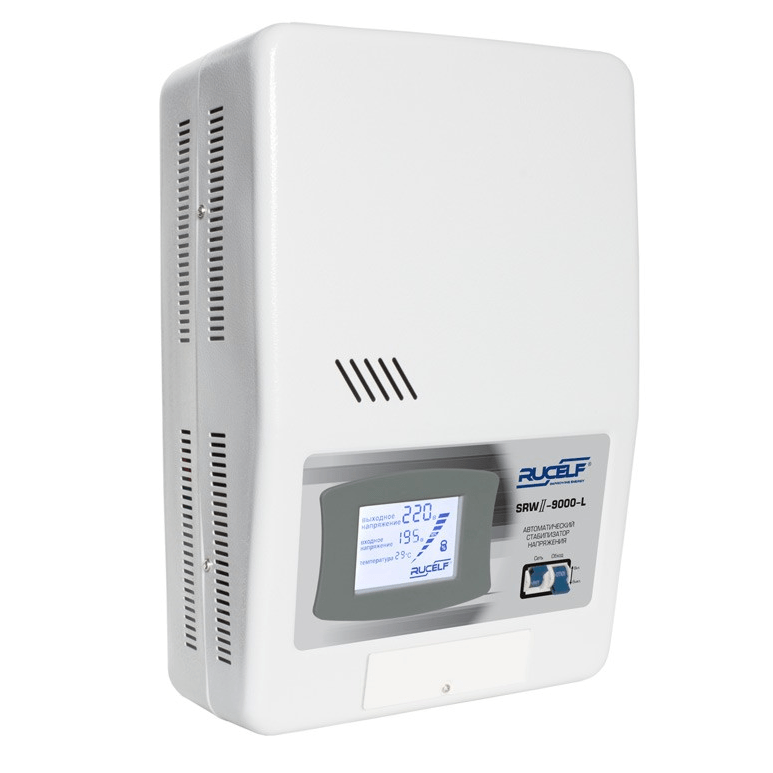 Однофазный стабилизатор напряжения Rucelf SRW II-9000-L (7 кВт)