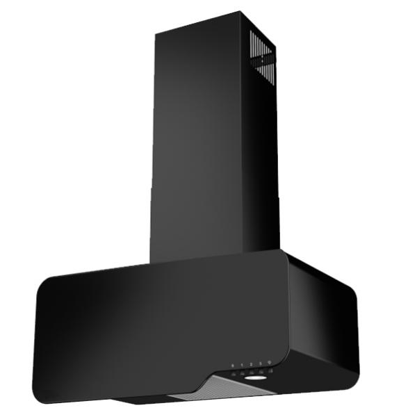 Вытяжка EXITEQ EX-5266 черная с черным стеклом (60см)