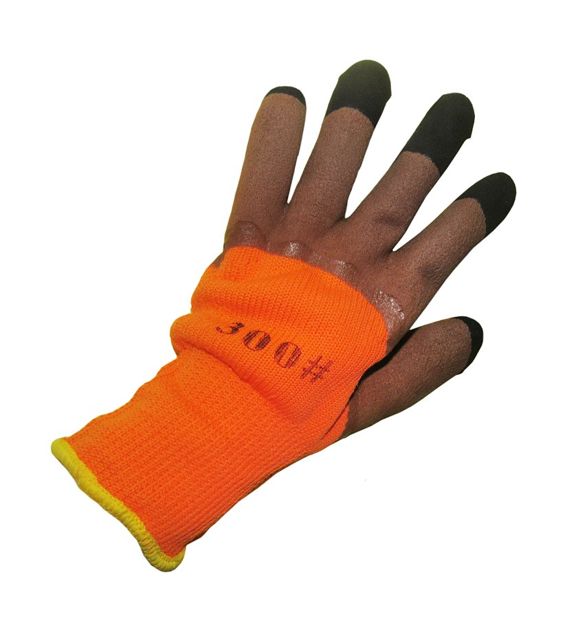 Перчатки акриловые со вспененным латексным покрытием 