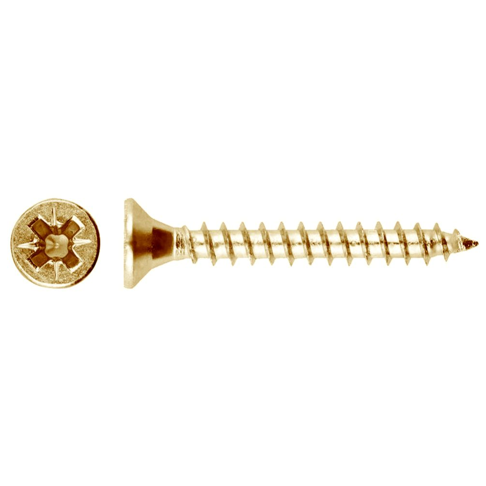 SMP2-78420-200 / Шуруп универсальный 3.0х40 мм желтый цинк (200 шт в пласт. конт.) STARFIX