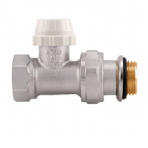 Клапан (кран) термостатический радиаторный прямой 1/2