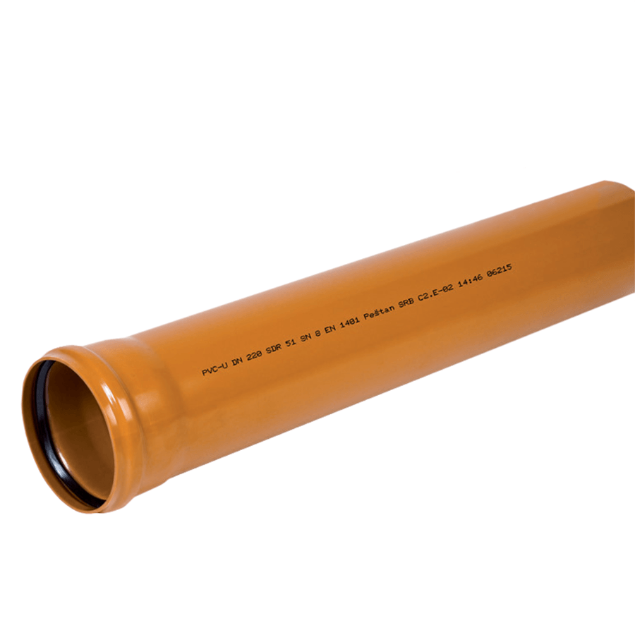 Труба ПВХ для нар. канализации 110х3,2х2000 (SDR 41) SN4 OSTENDORF