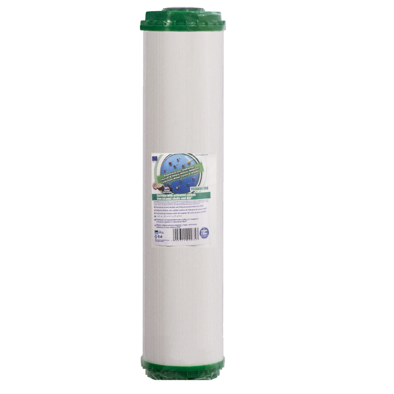 20BB / Картридж с активированным и кокосовым углем и засыпкой KDF, Aquafilter