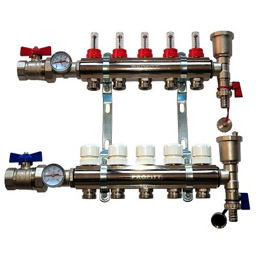 PF.101.1011-10 / Латунный коллектор на 10 выходов, PROFITT купить в Минске