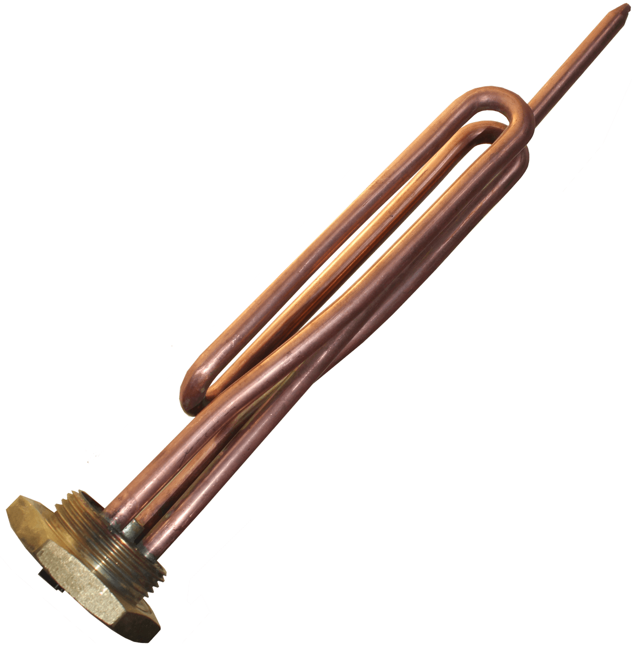 ТЭН 2,0 кВт на гайке резьбовой универсальный тип RDT