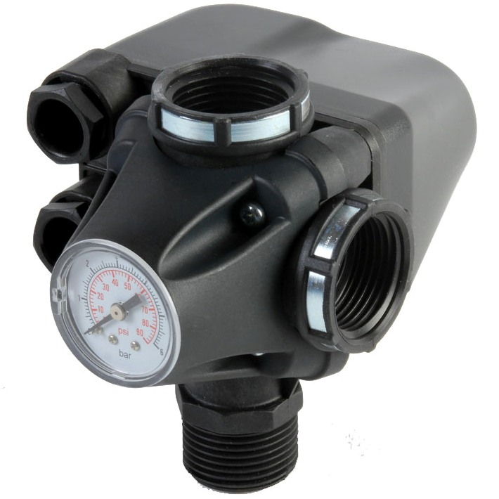 Реле давления со встроенным манометром РМ/5-3W, ITALTECNICA