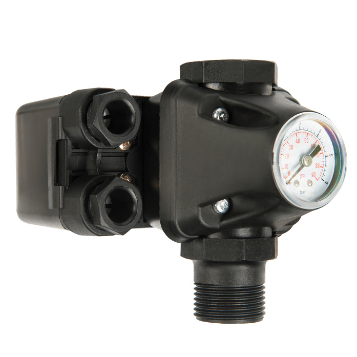 Реле давления со встроенным манометром РМ 5/3W, UNIPUMP