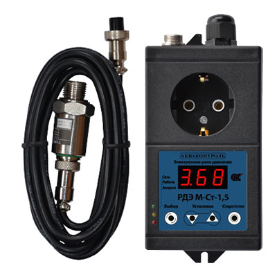 РДЭ М-Ст-2,5ПП  / Реле давления с плавным пуском и с выносным датчиком давления 4-20мА, Экстра