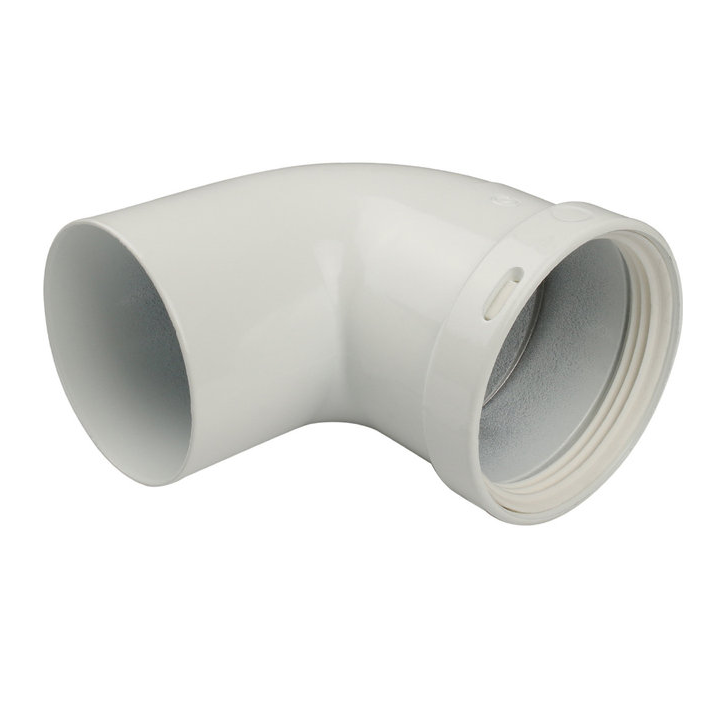 Отвод 90° d.80 для систем раздельного дымоудаления