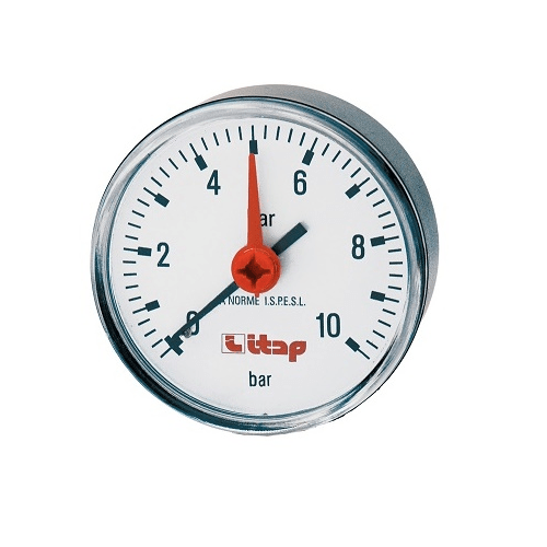 Манометр осевое подключение (аксиальные) ITAP арт. 483 1/4