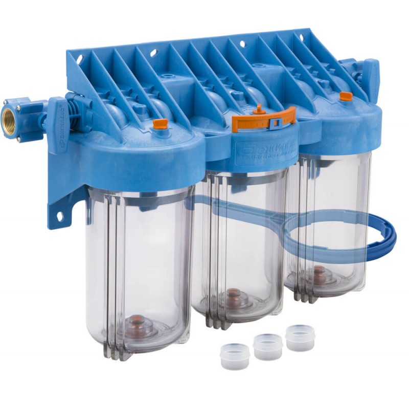 10BB / Фильтр-колба тройной магистральный 1