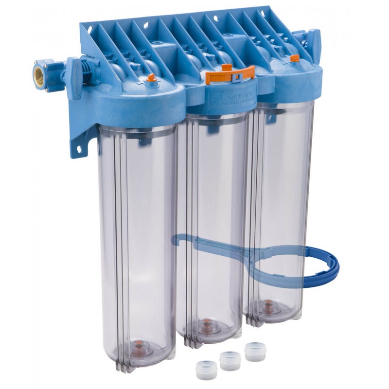 20BB / Фильтр-колба тройной магистральный 1