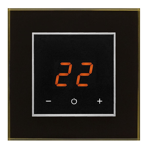 Терморегулятор электронный сенсорный AURA ORTO 9005 Black Classic