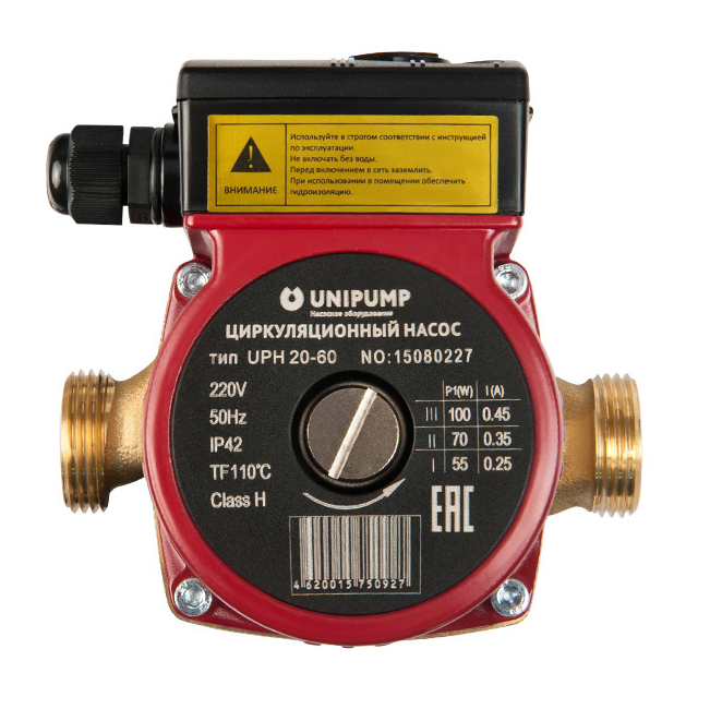 Насос рециркуляционный для ГВС UPН 20-60 130, UNIPUMP