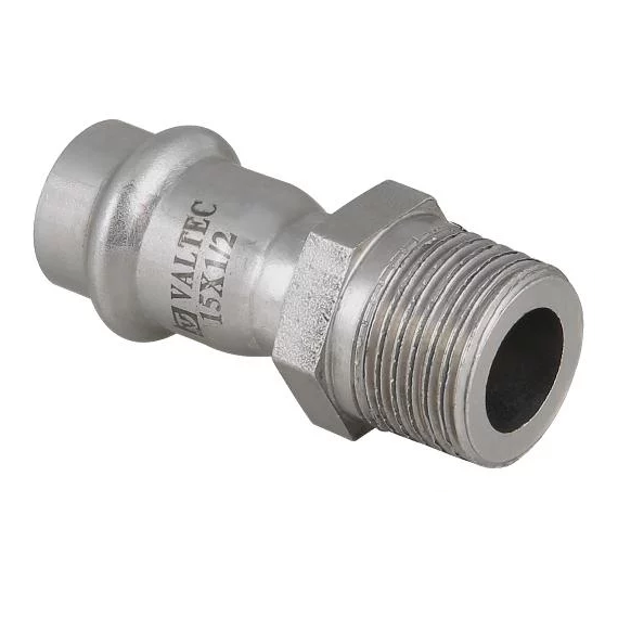 VTi.901.I.001504 / Соединитель нерж. сталь с нар.р. 15х1/2