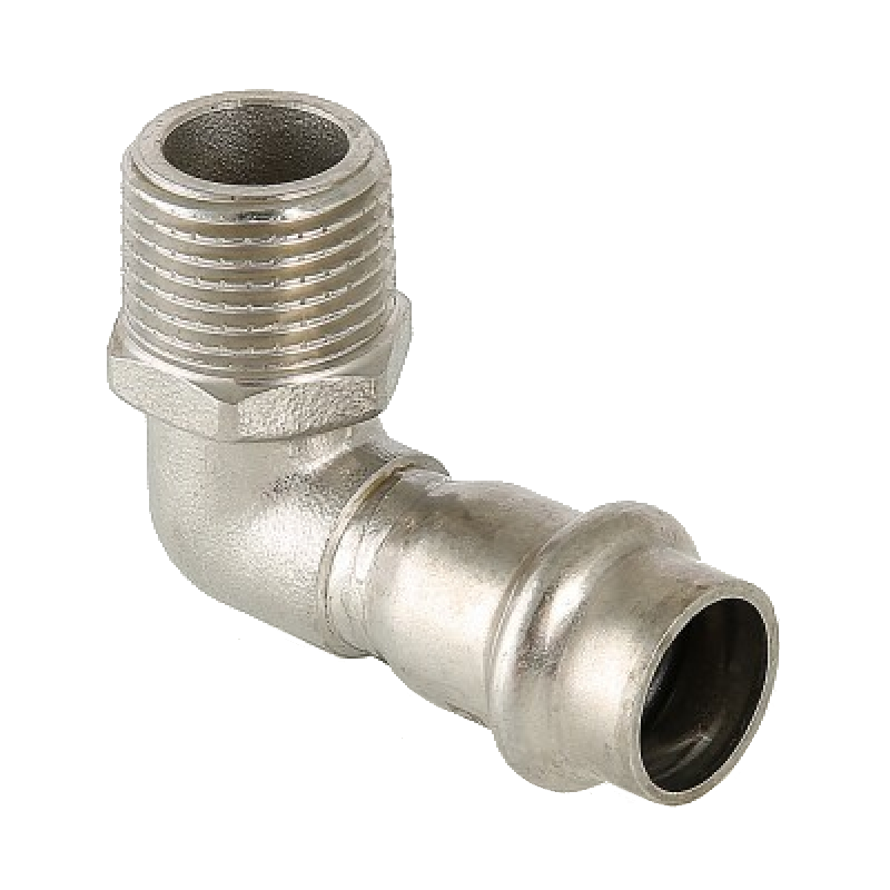 VTi.953.I.001504 / Угольник 90° с нар.р. нерж. сталь 15х1/2