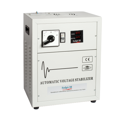 MCU-8 20.000 BA / Электронно-релейный однофазный стабилизатор напряжения, SOLPI-M