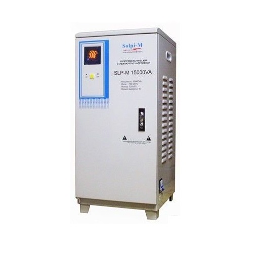 SLP-M 15000 BA / Электромехнический однофазный стабилизатор напряжения, SOLPI-M