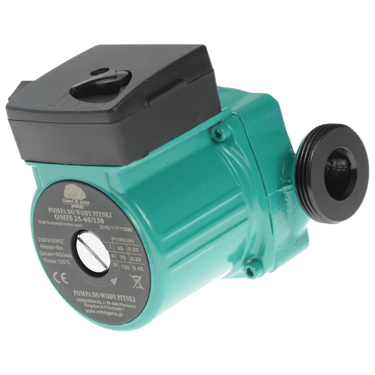 Насос циркуляционный OMNIGENA ОМIS 25-60/130