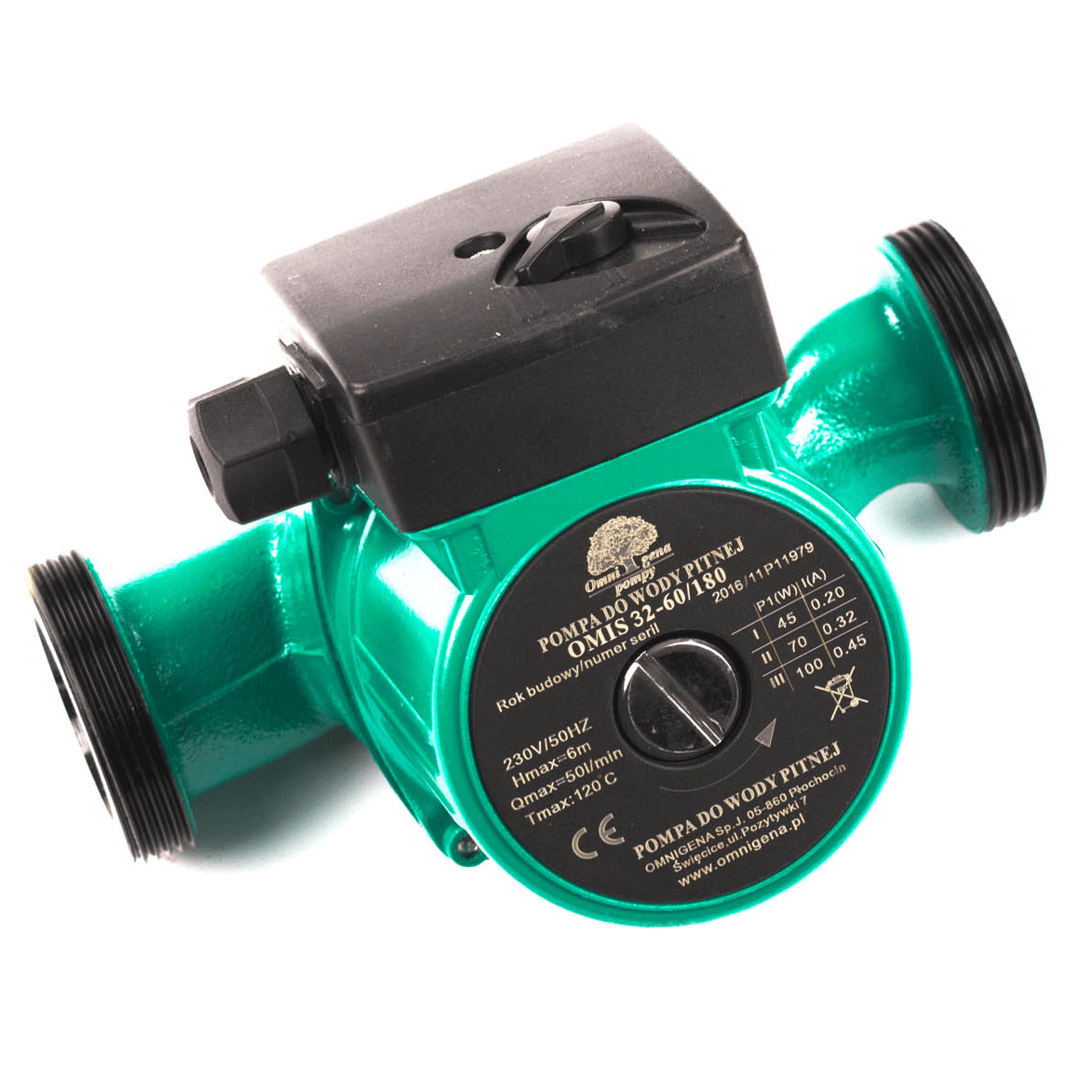 Насос циркуляционный OMNIGENA ОМIS 32-60/180