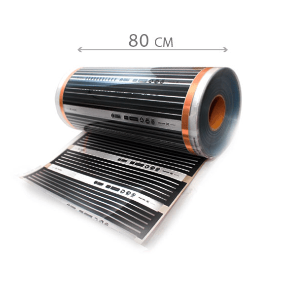 Термопленка RexVa 220Вт / 1м2, ширина 80 см (Цена за 1 м. погонный)