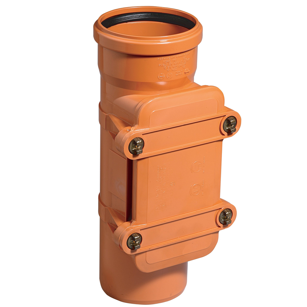 Ревизия ПВХ для наружной канализации 110, OSTENDORF