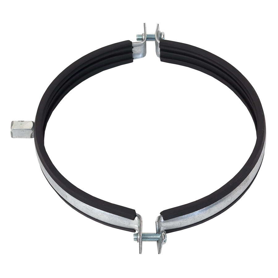 SBOU125 / Держатель воздуховода металлический (КТР) с уплотнительной резинкой d.125, Europlast