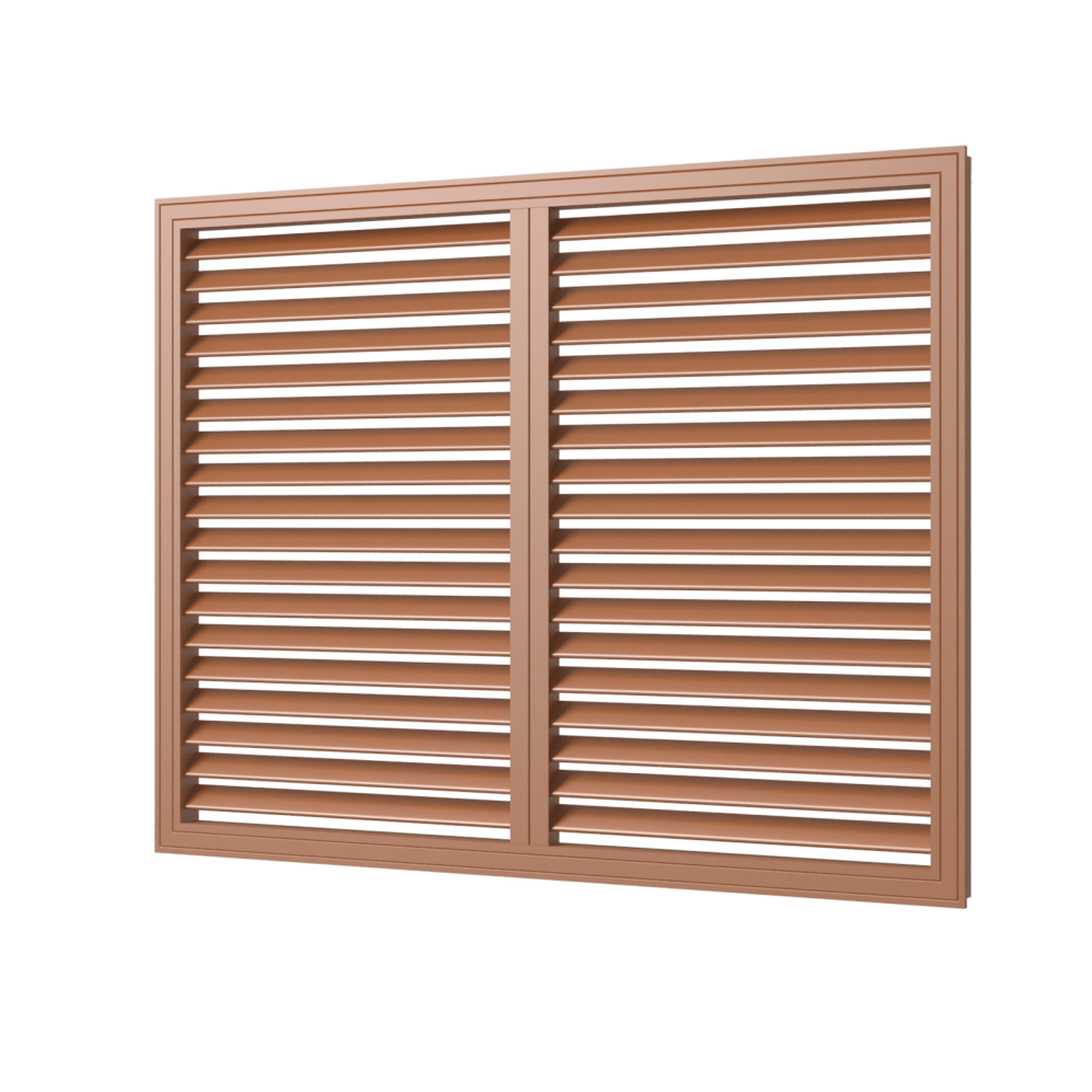 Решетка радиаторная ПВХ 600 х 900 (вишня)