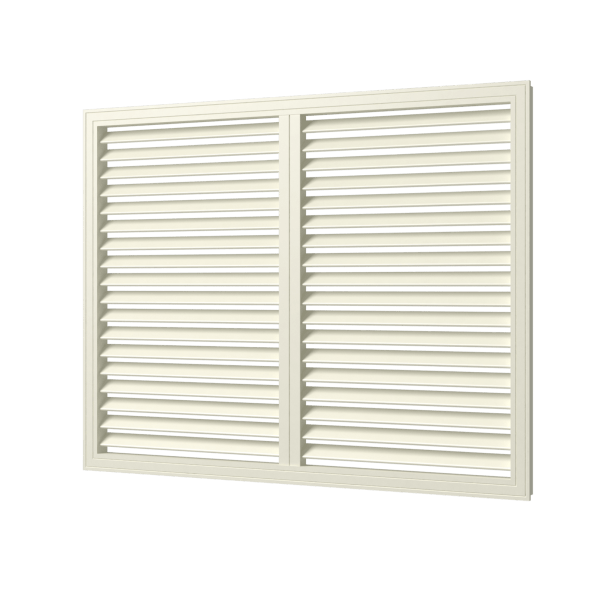 Решетка радиаторная ПВХ 600 х 900 (слоновая кость)