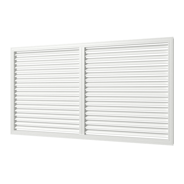 Решетка радиаторная ПВХ 600 х 1200 (белый)