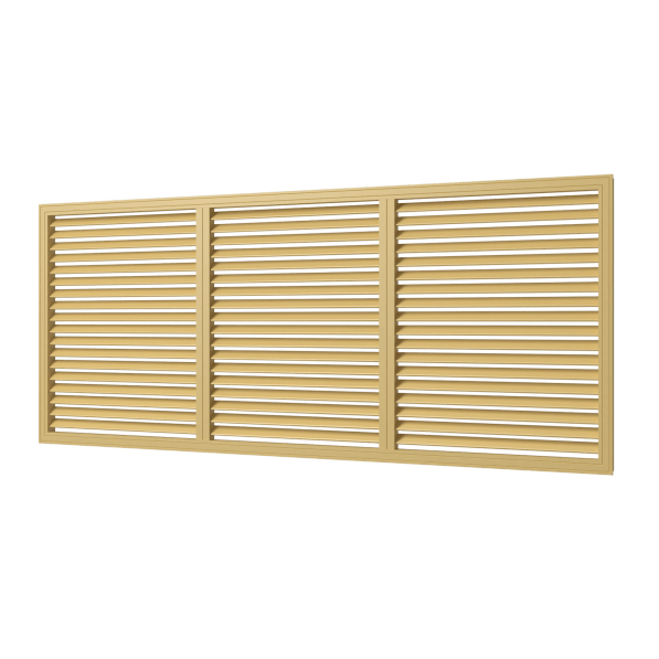 Решетка радиаторная ПВХ 600 х 1500 (бежевый)