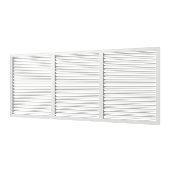 Решетка радиаторная ПВХ 600 х 1500 (белый)