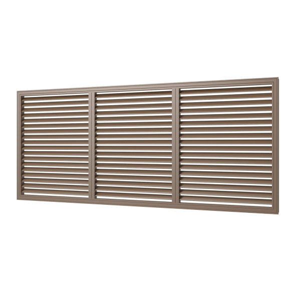 Решетка радиаторная ПВХ 600 х 1500 (дуб)